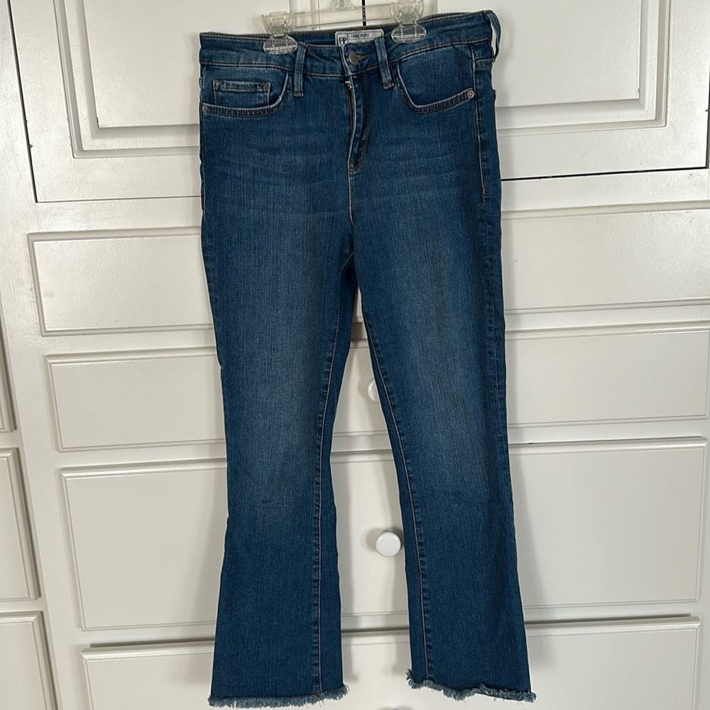 Free People Crop Flare Jeans